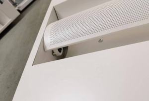 2管T8发光二极管灯槽面板顶灯，带运动传感器18W 40W T8办公室荧光管面板灯具 - Product Image 5