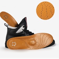 Semelles orthopédiques en cuir, latex antibactérien, charbon actif, soutien de la voûte plantaire, pour pieds plats, hommes et femmes, soin des pieds