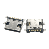 Connecteur de prise USB-C 24 C Alimentation uniquement 6 broches Montage en surface Angle droit Remplace USB4135-GF-A