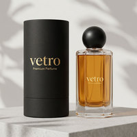 Flacon en verre transparent de 30 ml, 50 ml, 100 ml, atomiseur de parfum vide, emballage personnalisable en boîte cadeau, fourni par l'usine