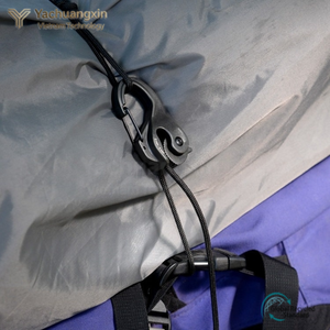 Attache-tensionneur de corde de parachute en alliage d'aluminium durable de haute qualité pour tente, avec bouton en plastique et aluminium sans nœud - Product Image 5