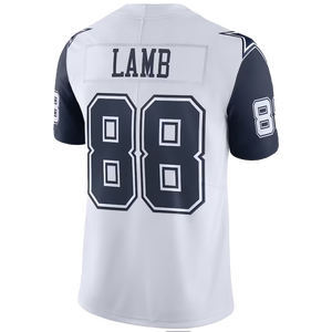 Venta al por mayor de alta calidad de fútbol americano Jersey 11 # Parsons 21 # Elliott 88 # Lamb mangas cortas de estilo como pantalones cortos - Product Image 4