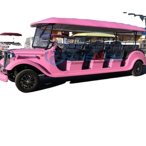 Classico vintage elettrico bus turistico auto Retro carrozzeria auto in vendita/miglior prezzo 14 posti vero classico carrello - Product Image 1