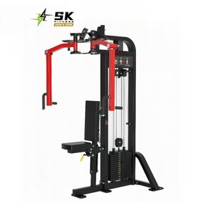 SK Gym-Specific Steel Rear Delt Pec Fly Trainer : Entraîneur Spécialisé en Acier pour Deltédaux Postérieurs et Pectoraux, Renforce la Force <span class=keywords><strong>de</strong></span> la Poitrine et des Épaules, Façonne Rapidement, Capacité Maximale 120KG - Product Image 1