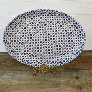 Large Decorative Brass Plate <b>Stand</b> Picture <b>Easel</b> - Product Image 2