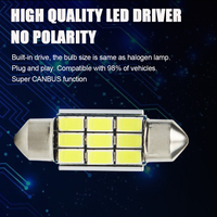 Ampoules LED Festoon Canbus LANSEKO 6418 6411 DE3425 C5W DE3423 36MM avec puces 5730 2W 250LM Blanc pour éclairage de plaque d'immatriculation et de plafonnier
