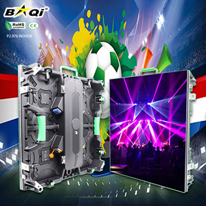 Écran LED vidéo couleur plein format série P2.976 500x500mm pour extérieur/intérieur avec flight case et armoire de location pour utilisation en ascenseur - Product Image 1