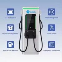 Station de recharge rapide pour véhicules électriques DC 120KW 240KW 360KW avec écran tactile 12,1 pouces, terminal de point de vente (POS), CCS, OCPP1.6J, courant de sortie 250A/300A