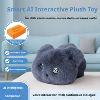 Jouet en peluche intelligent AI bionique chat, interactif vocal multilingue, compagnon éducatif, cadeau d'anniversaire pour adolescents - Vente chaude
