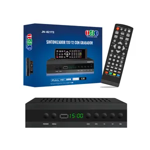 가장 저렴한 스페인 스마트 DVB T2 재고 디지털 TV 박스 HD 1080P USB WIFI 무료 GX6702S5 셋톱 박스 디코더 수신기 DVB-T2