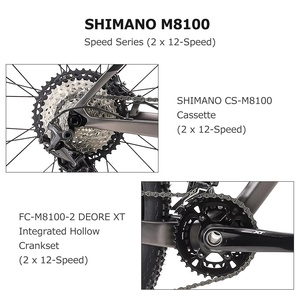 Vélo de montagne SAVA avec cadre en fibre de carbone, 27,5 pouces, entièrement en fibre, 24 vitesses, VTT 29er DECK 8.2, VTT SAVA, VTT de camping - Product Image 5