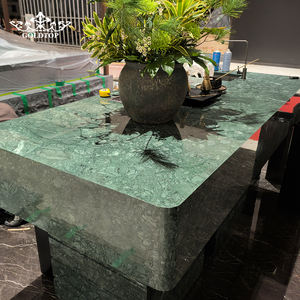 Losas Grandes de Mármol Verde India Pulido de Lujo GOLDTOP (20 mm de Grosor), Duraderas para Paredes Decorativas de Lujo y Pisos de Hoteles Grandiosos - Product Image 5