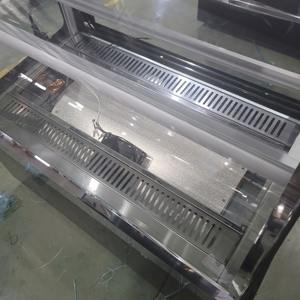 Equipo de panadería de pastelería <span class=keywords><strong>Vertical</strong></span> de temperatura única comercial enfriador de pasteles mostrador escaparate nevera para exhibir pasteles - Product Image 6