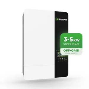 Growatt Pure Sinus Zonne-Energie Omvormer 3kw 4kw 5kw Alle In Een Off-Grid Omvormer