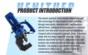 HENITUER MHP-25 Perceuse hydraulique électrique de haute qualité Machine à poinçonner pour la construction Outils électriques - Product Image 5