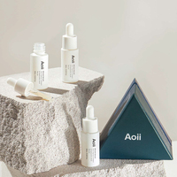 Flacon cosmétique de luxe personnalisé 10ml 30ml vide, blanc mat, pour sérum et huile, en verre à épaule plate avec pipette