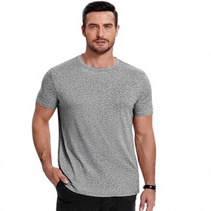 Men Solid Color Crew Neck Short Sleeve T Shirt Premium Soft Cotton Basic Casual Daily Wear <b>Tees</b> For Wholesale Stock Available - Product Image 2