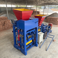 Nouvelle mise à niveau pour l'équipement semi-automatique de fabrication de briques non cuites pour petites briqueteries, machine à fabriquer des briques non cuites