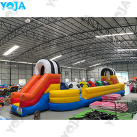 YOJA YJ-091 Grand parcours d'obstacles gonflable extérieur avec grandes balles, certifié CE, personnalisable, pour l'eau