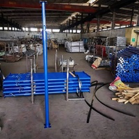 Cric de chantier 5 mètres, crics de sol robustes, poteaux en acier galvanisé, étais de soutènement, étais de coffrage, cric Acrow, garantie 1 an