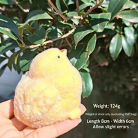 Jouet anti-stress Squishy Poussin en silicone moelleux et réaliste