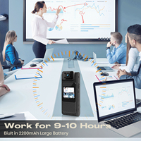 Caméra corporelle Goobsafe L18, vidéo HD 1080P, objectif rotatif à 130°, écran IPS de 1,5 pouces, vision nocturne infrarouge, batterie 1400 mAh, 7-8 heures d'autonomie, fixation poitrine