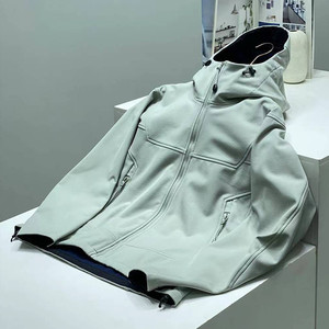 Z31 Softshell Jacket Dark Blue Windproof With Inner Liner Winter Workwear - Product Image 3