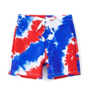 Traje de Baño Personalizado con Estampado Tie-Dye, Traje de Baño de Lujo para Fitness Familiar, Bikini de Una Pieza con Cuello en V, Conjunto de 4 Piezas para Mujer - Product Image 4