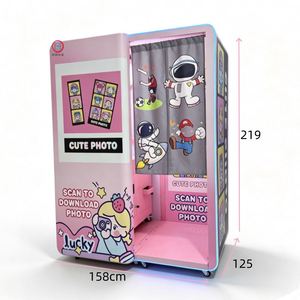 Photomaton commercial sans personnel en métal à impression instantanée, borne photo libre-service, distributeur automatique à écran tactile - Product Image 2