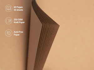 <span class=keywords><strong>Album</strong></span> de scrapbooking DIY 8*8 pouces, 40 pages, couverture rigide, papier kraft, <span class=keywords><strong>album</strong></span> photo, livre de souvenirs pour <span class=keywords><strong>mariage</strong></span> et anniversaire - Product Image 5