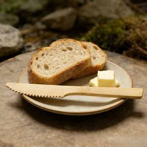 Cuchillos de Bambú 100% Compostables y Ecológicos, Cuchillo de Bambú Desechable Resistente de Longitud Regular <span class=keywords><strong>para</strong></span> Empresas de Catering de Aerolíneas - Product Image 4