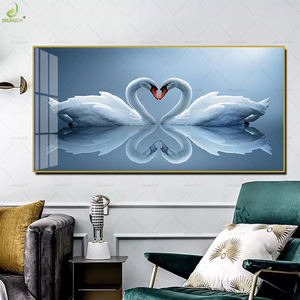 Quadro Decorativo Moderno con Cigno e Cuore, Stampe su Tela di Animali, Poster di Cigni per <span class=keywords><strong>Camera</strong></span> <span class=keywords><strong>da</strong></span> <span class=keywords><strong>Letto</strong></span> - Product Image 5