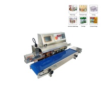Courm Automatische Desktop Food Theezakje Hardware Snoepmeel Rijst Fruit Gepofte Snack Aluminium Plastic Zakzak Sluitmachine
