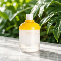 Flacon pompe sans air en PP monomatériau écologique de 30 ml, 50 ml, 100 ml, contenant rond pour soins de la peau, pour sérum pour les yeux, tonique et lotion
