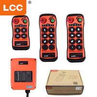 Télécommande industrielle sans fil certifiée FCC/CE/CCC pour grue à tour hydraulique, système LCC Q400 IP65 AC/DC 24V-264V