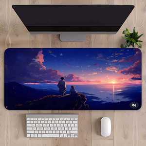 Custom Advertising Anime Style Stock Large Non-Slip Rubber Mouse <b>Pad</b> Compact Portable for Laptop Travel & Office Use - Product Image 5