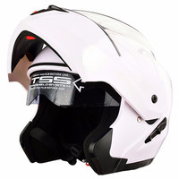 Casque de moto intégral modulaire DFG 2026 à prix réduit, en ABS haute densité, avec double visière PC anti-rayures et fixation rapide, certifié DOT