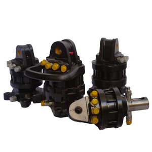 Rotateur hydraulique XinCan pour excavatrice, pour grappin à bois, manutention de matériaux, débit de 25 L/MIN, poids de 55 kg, <span class=keywords><strong>trois</strong></span> cents degrés - Product Image 4