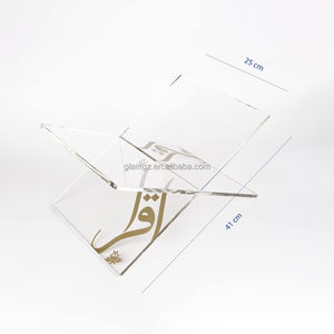 Porte-revues ouvert à plat personnalisé support acrylique coran pour <span class=keywords><strong>calligraphie</strong></span> arabe - Product Image 4