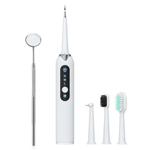 Портативная электрическая расчеты жидкость для снятия 5 в 1 зубная щетка зубной Чистильщик зубного налета жидкость для снятия электрический набор для чистки зубов