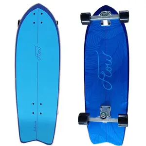 Placa de skate cruiser de bordo novo design, placa completa de skate e patins de bordo