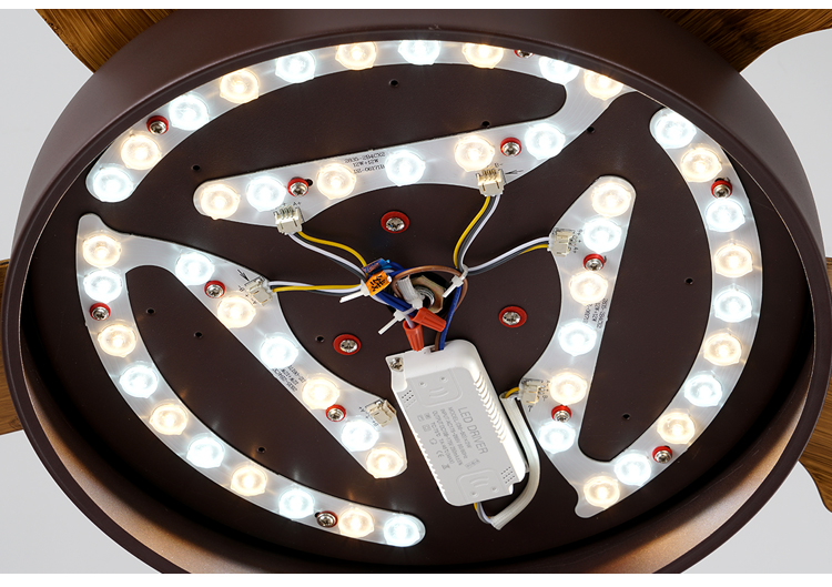 Breeze.Lux Best Selling Modern Ceiling Fan Decorative 5 blades  with Led Light