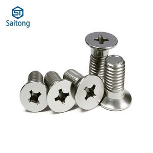Tornillos de Acero Inoxidable Duraderos con Cabeza Avellanada, Recubrimiento DIN para Aplicaciones Personalizadas, Disponibles en Medidas Métricas y en Pulgadas - Product Image 1