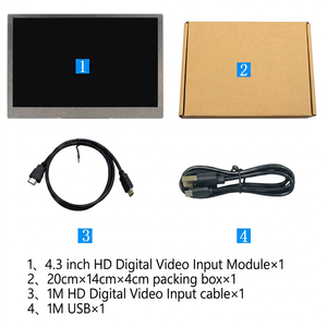 4,3-Zoll IPS TFT LCD Displaymodul HD Micro-USB-Schnittstellen 800x480 Auflösung LED-Hintergrundbeleuchtung <span class=keywords><strong>für</strong></span> Raspberry Pi/<span class=keywords><strong>Linux</strong></span> - Product Image 6