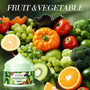 Maschera detergente viso SADOER alla frutta e verdura, pulizia profonda del sebo, trattamento rinfrescante per la pelle, vendita all'ingrosso - Product Image 4