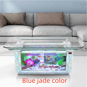 <span class=keywords><strong>Table</strong></span> <span class=keywords><strong>d</strong></span>'<span class=keywords><strong>aquarium</strong></span> de ménage minimaliste <span class=keywords><strong>Table</strong></span> <span class=keywords><strong>basse</strong></span> en verre rectangulaire de réservoir de tortue pour le salon pour l'usage de bureau - Product Image 2