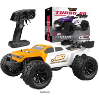 Camion tout-terrain RC 4x4 à moteur brushless 1/14 entièrement proportionnel, grande vitesse, grandes roues, voiture télécommandée