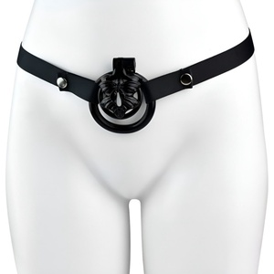 Sissy Resin Simulation Genital Chastity Lock Male Chastity Lock Cage Penis Restraint Safe Male SM Chastity Sex <b>Toys</b> Wholesale - Product Image 4