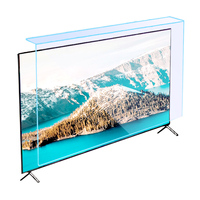 Abnehmbare TV-Bildschirmschutzfolie aus Acryl mit Blaulichtfilter und Blendschutz für den Augenschutz