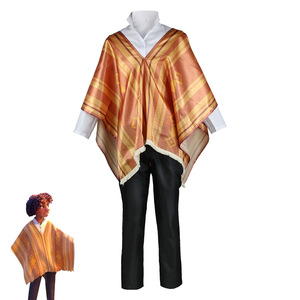 Disfraz de Camilo con capa para adultos, unisex, traje de personaje de televisión con camisa y pantalones - Product Image 1